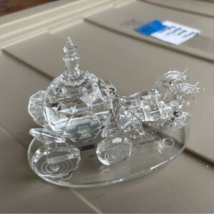 Disney Shannon Crystal Cinderella Carriage Figure